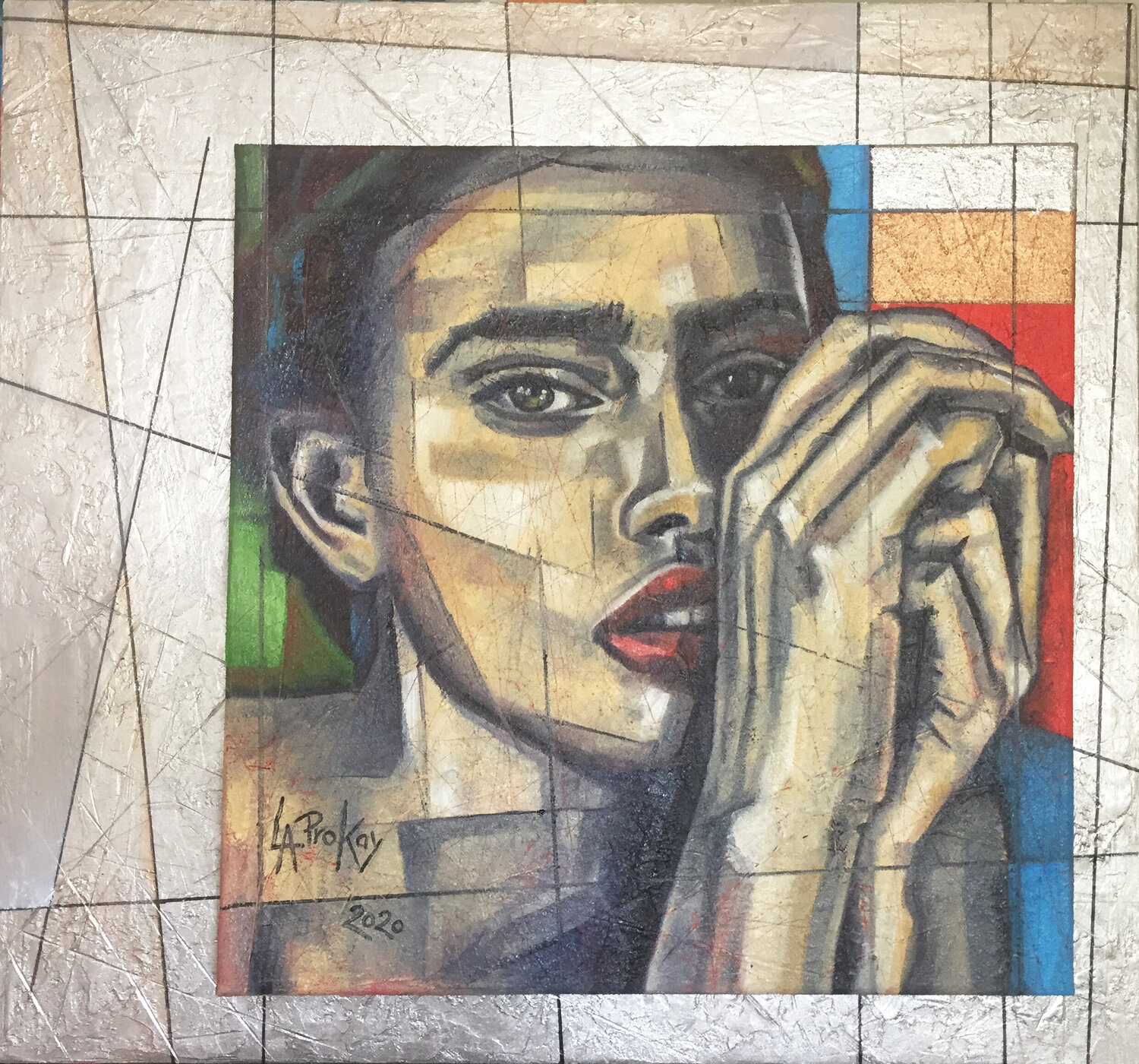 OBSERTVATION Gabriella Prokai Original painting for sale