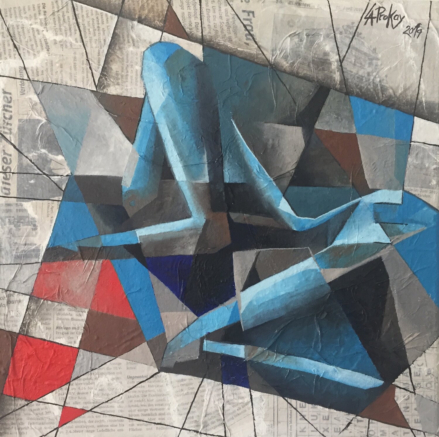 INTRO Gabriella Prokai Original painting for sale