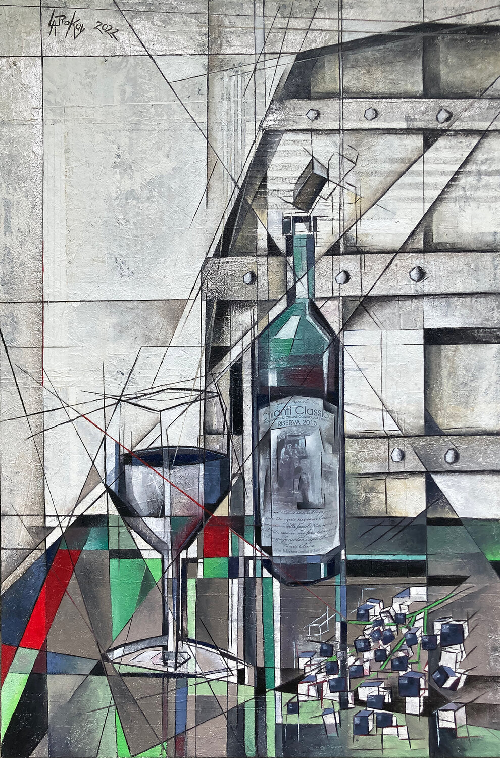 DOLIUM VINUM Gabriella Prokai Original painting for sale