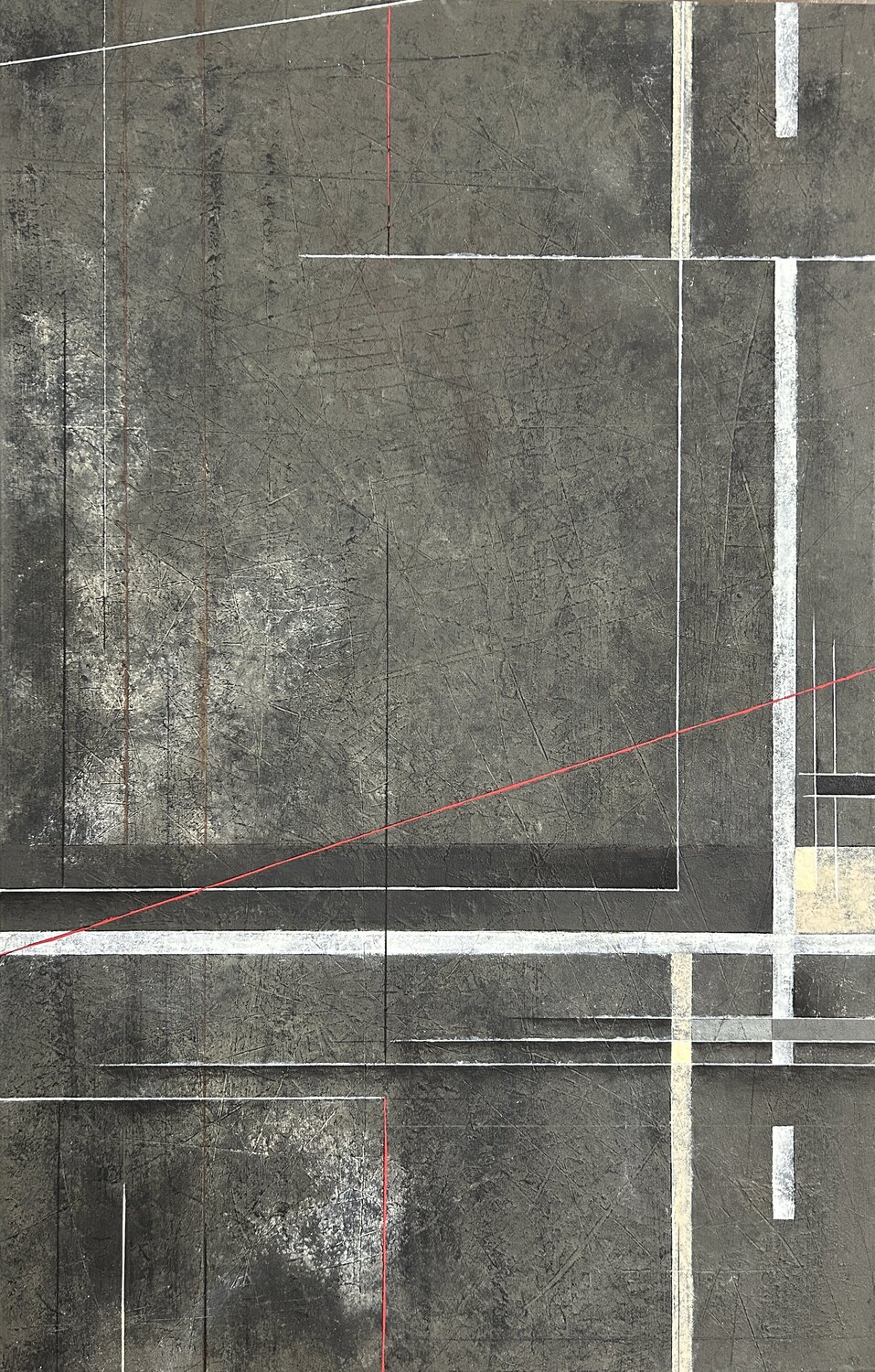 THE ECHO OF GEOMETRY 3 Gabriella Prokai Original painting for sale