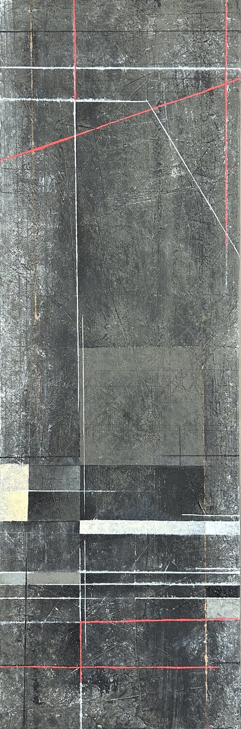 THE ECHO OF GEOMETRY 5 Gabriella Prokai Original painting for sale