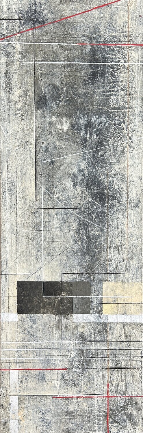 THE ECHO OF GEOMETRY 7 Gabriella Prokai Original painting for sale