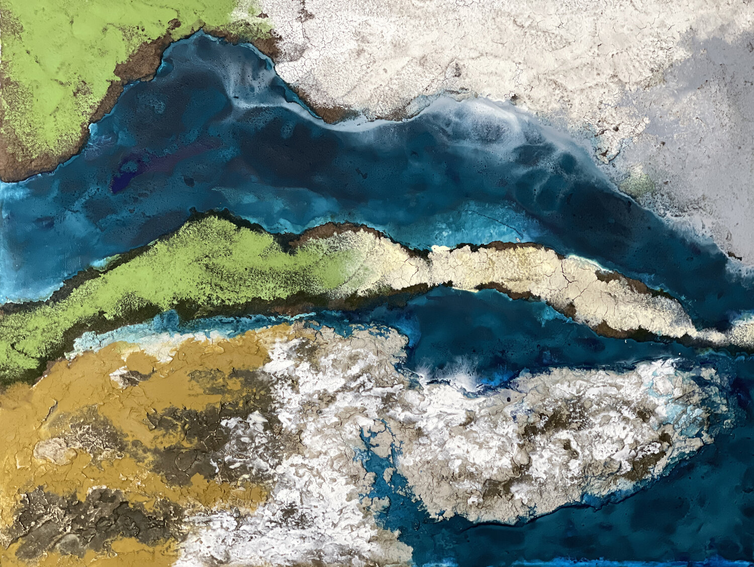 Donaudelta Angela Sommer Original painting for sale