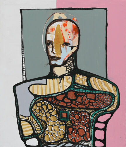 Heads by Arian Hashani, Painting for Sale on Select