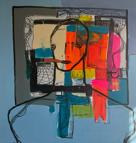 heads by Arian Hashani, Painting for Sale on Select