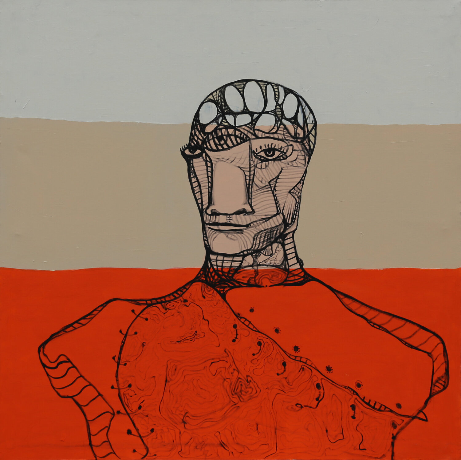 Another head Arian Hashani Original painting for sale