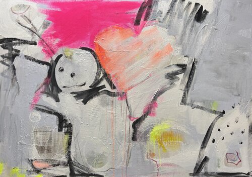 when winter ends by Birgit Goetz, Painting for Sale on Select