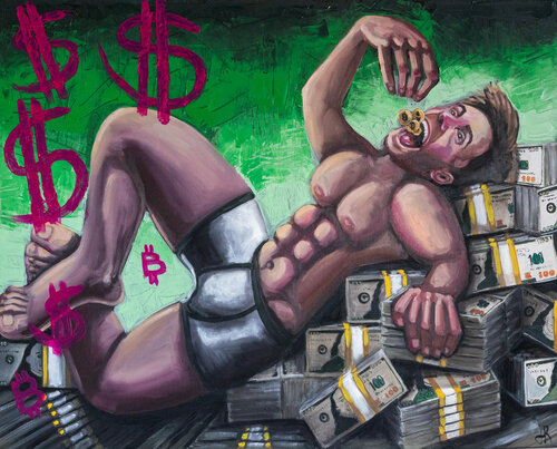ONE MILLION by Tom Roy, Painting for Sale on Select