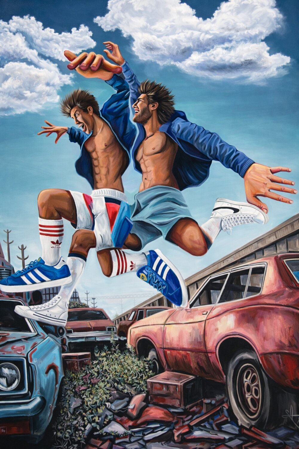 ZERO GRAVITY I Tom Roy Original painting for sale