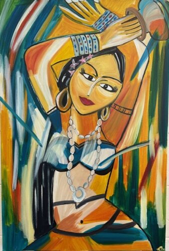 From the land of Sun and Spice by Tania Thenabadu, Painting for Sale on Select