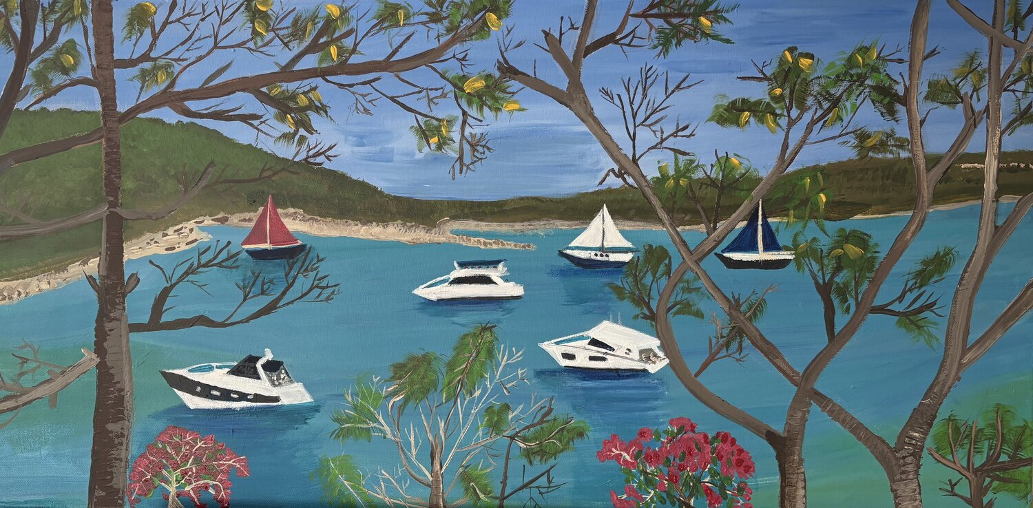 Sailing Life Tania Thenabadu Original painting for sale
