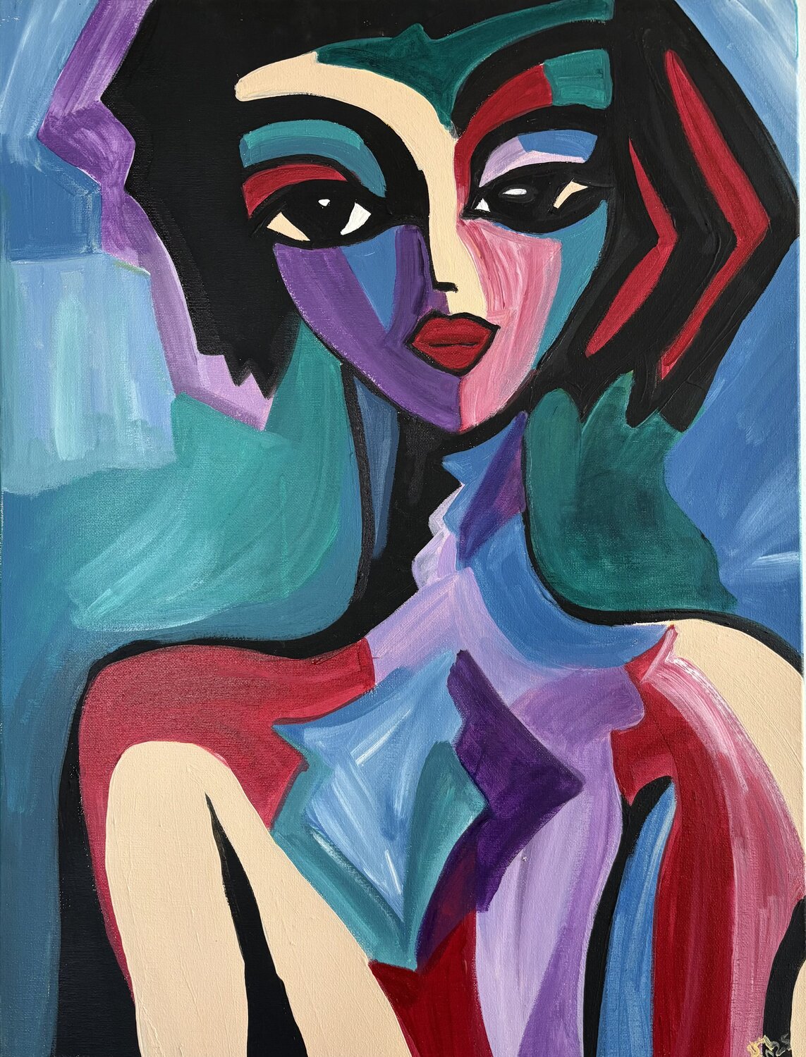 Beating Heart Tania Thenabadu Original painting for sale