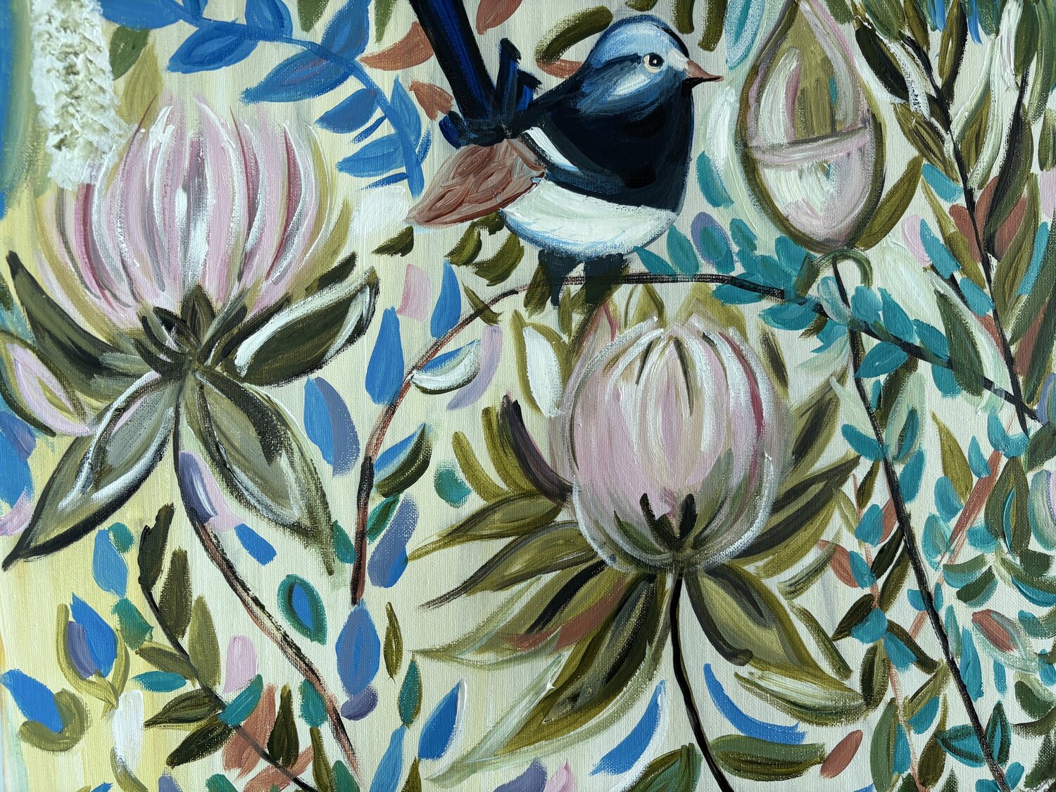 Birds of Paradise Tania Thenabadu Original painting for sale