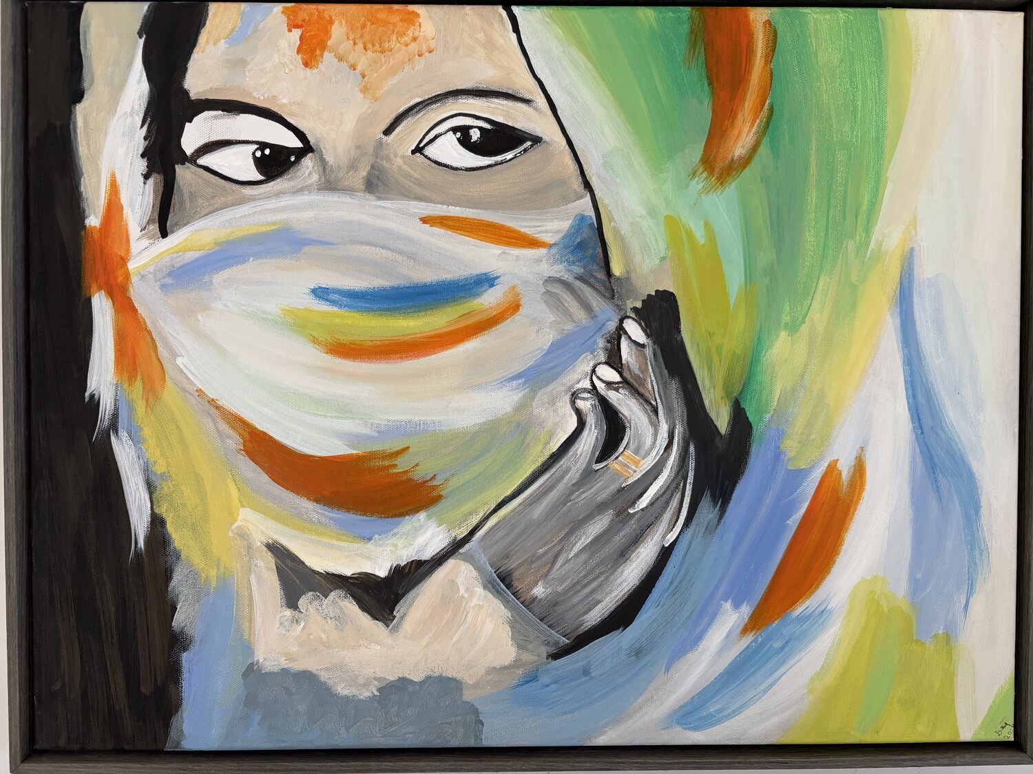 The Mask Tania Thenabadu Original painting for sale