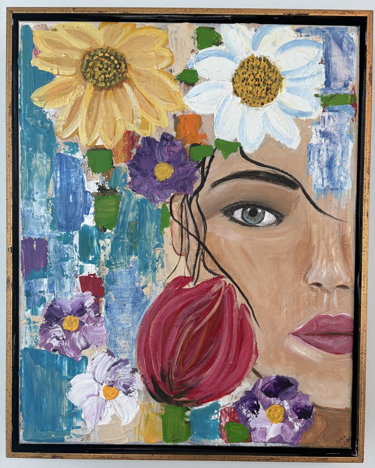 Blooming Within Tania Thenabadu Original painting for sale
