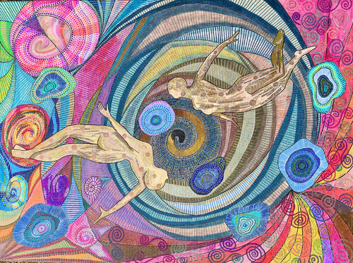 Free Fall by Dragana Olah, Drawing for Sale on Select