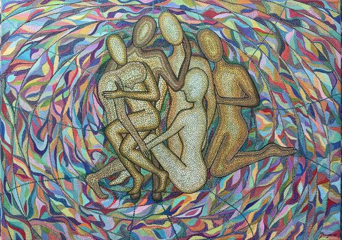 Peacock Awakening by Dragana Olah, Drawing for Sale on Select