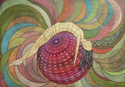 Orb of Becoming by Dragana Olah, Drawing for Sale on Select