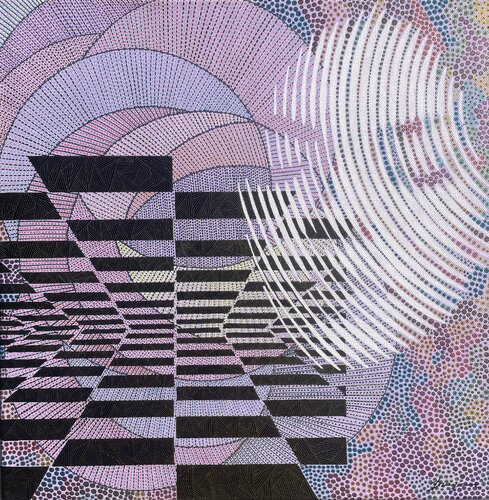 Fractured Horizon by Dragana Olah, Drawing for Sale on Select