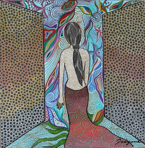 Where The Unseen Begins by Dragana Olah, Drawing for Sale on Select