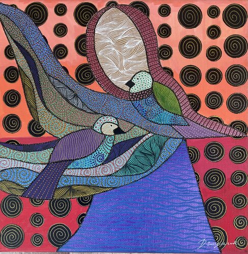 The Dream Bearer by Dragana Olah, Drawing for Sale on Select