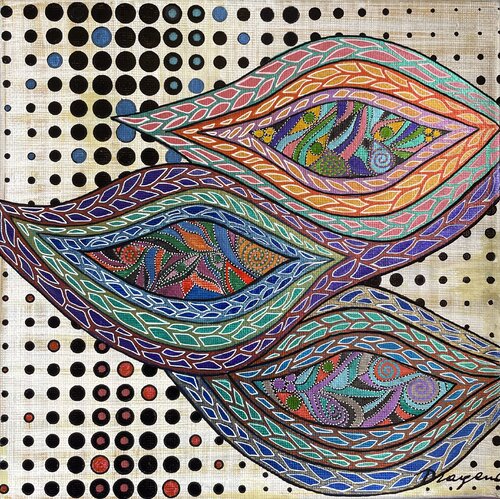 Conscious Blindness by Dragana Olah, Drawing for Sale on Select
