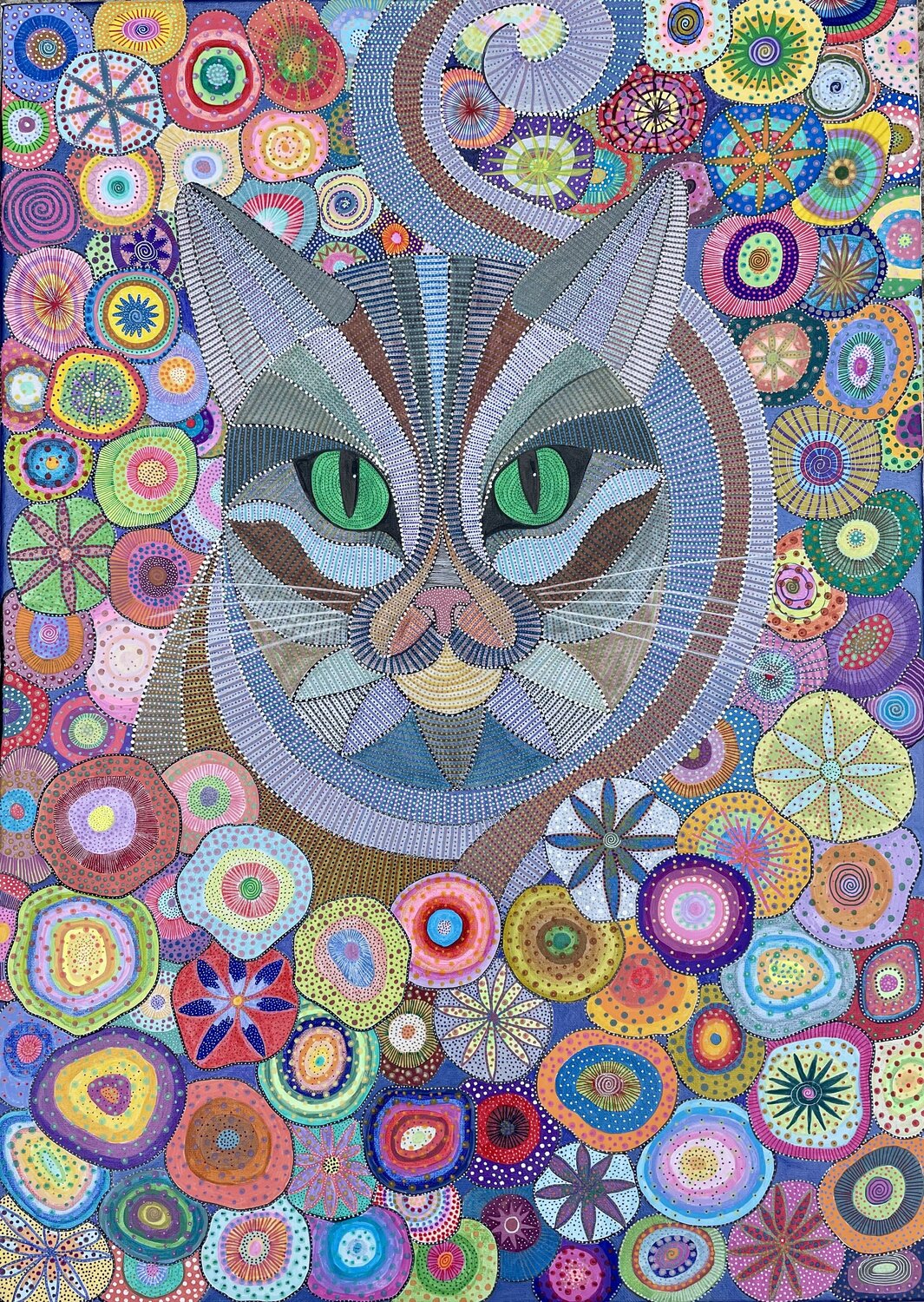 The Dreamkeeper’s Gaze Dragana Olah Drawing for sale
