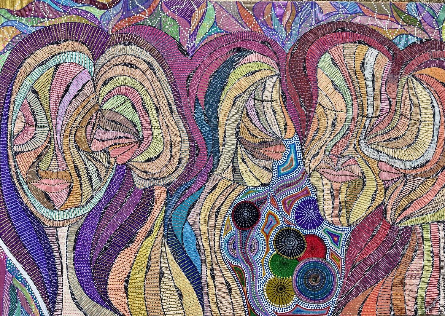 Echoes of Understanding Dragana Olah Drawing for sale