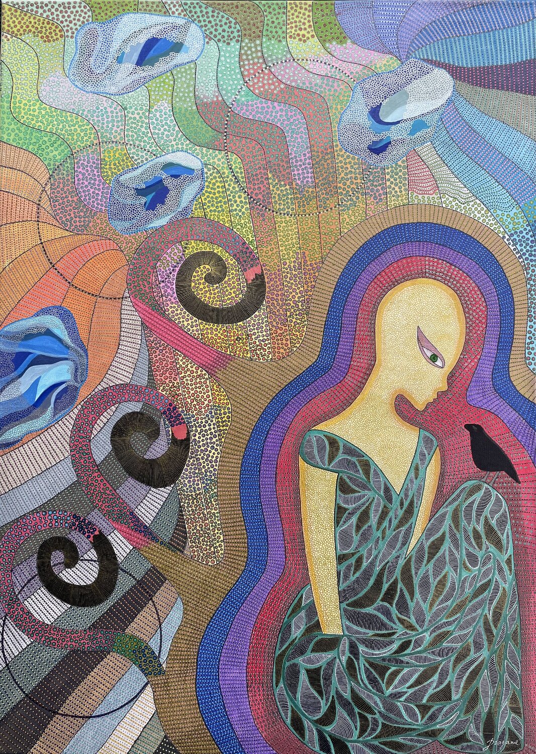Find The Missing Dot Dragana Olah Drawing for sale
