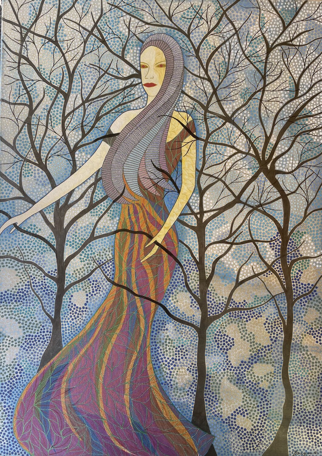 Cartography of Stillness Dragana Olah Drawing for sale