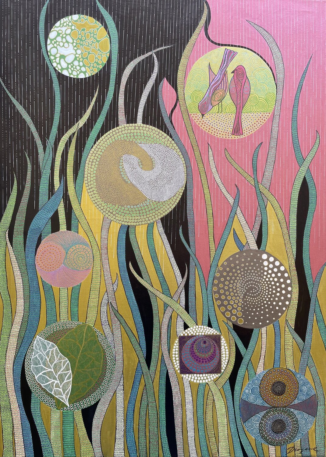 Neither One, Nor Two Dragana Olah Drawing for sale