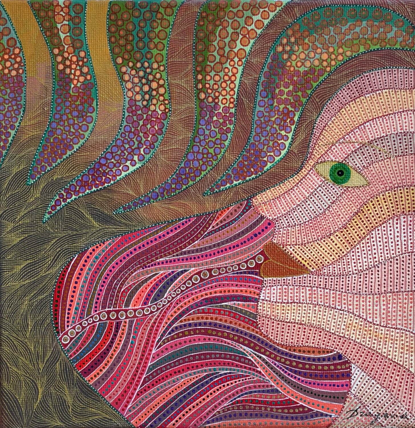Remembering Dragana Olah Drawing for sale
