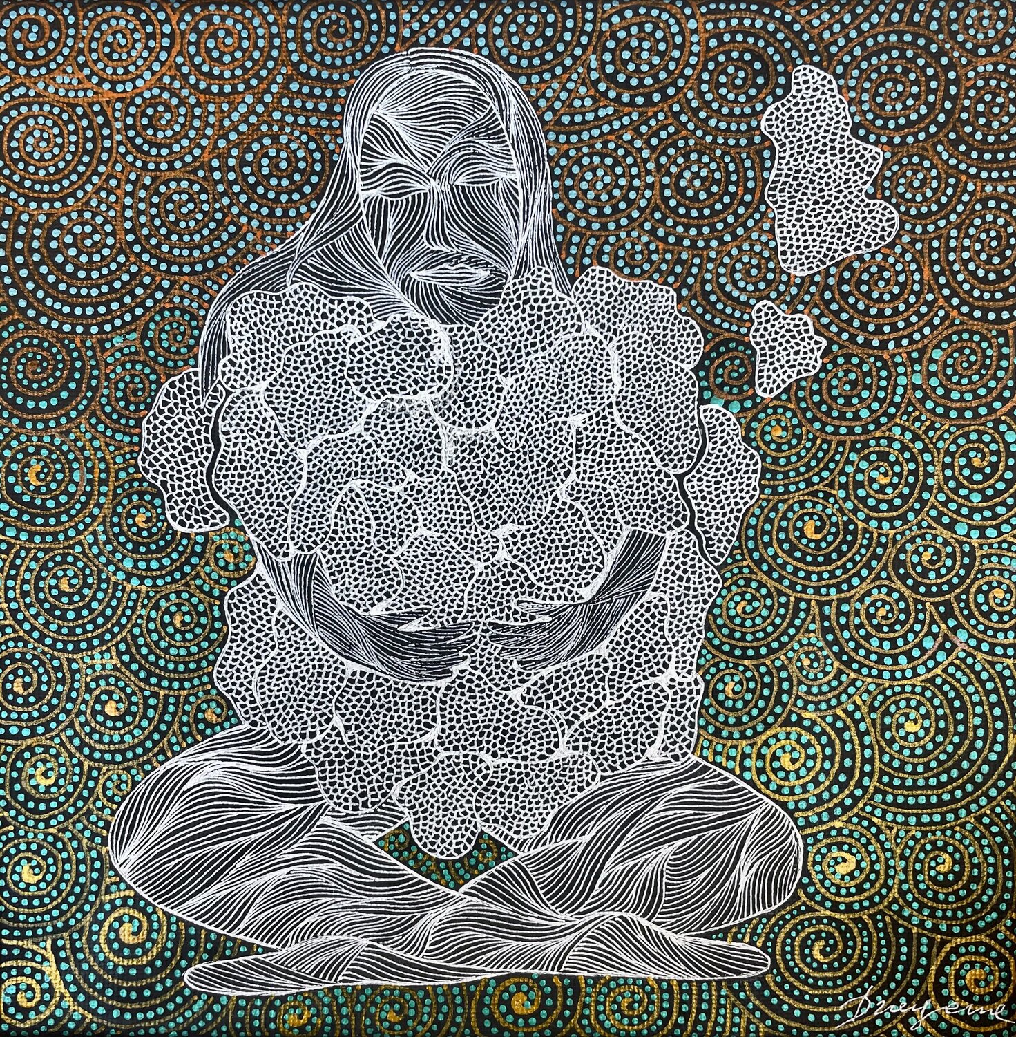 Where Silence Grows Dragana Olah Drawing for sale