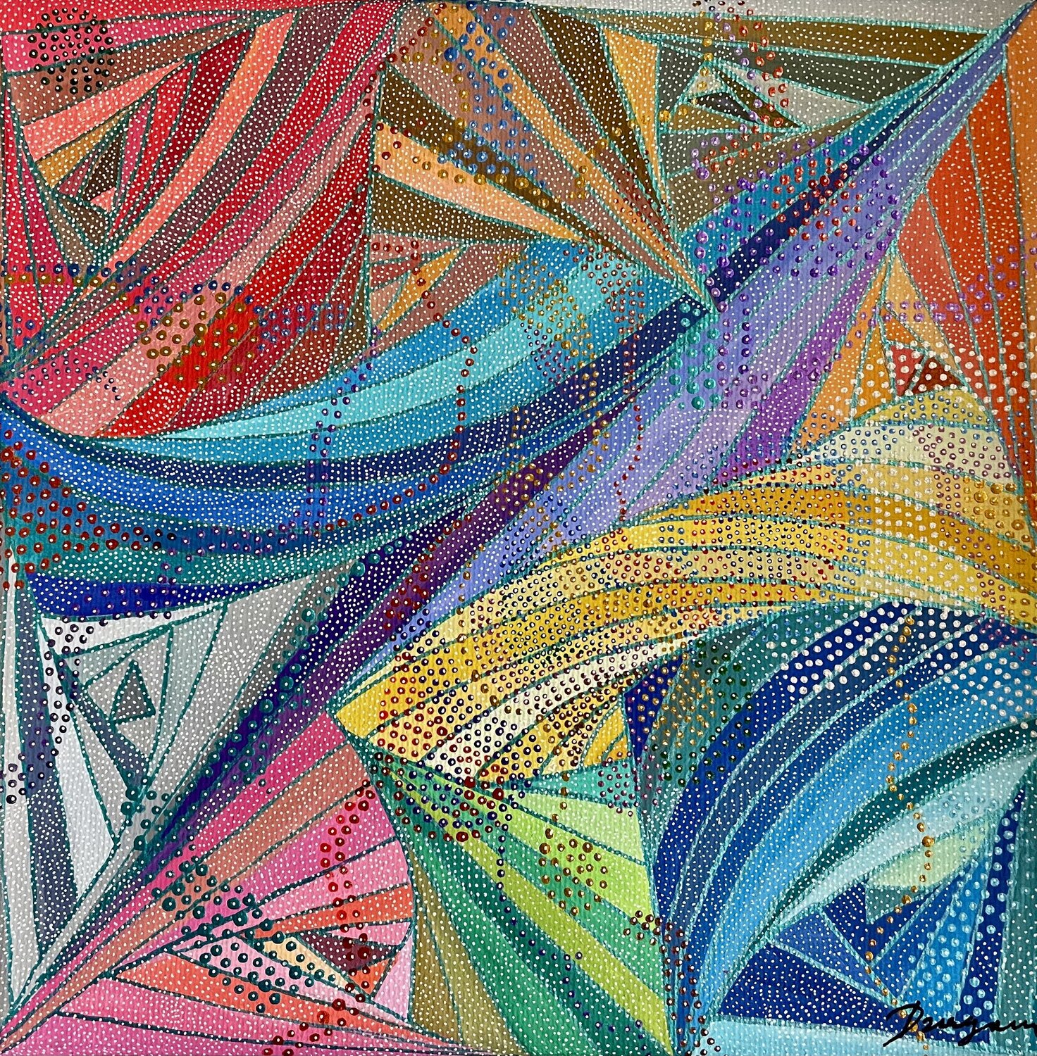 A Thousand Ways Through Dragana Olah Drawing for sale