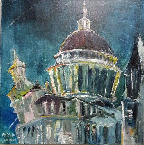 St. Paul's von Birgit van der Gang, Malerei kaufen auf Select