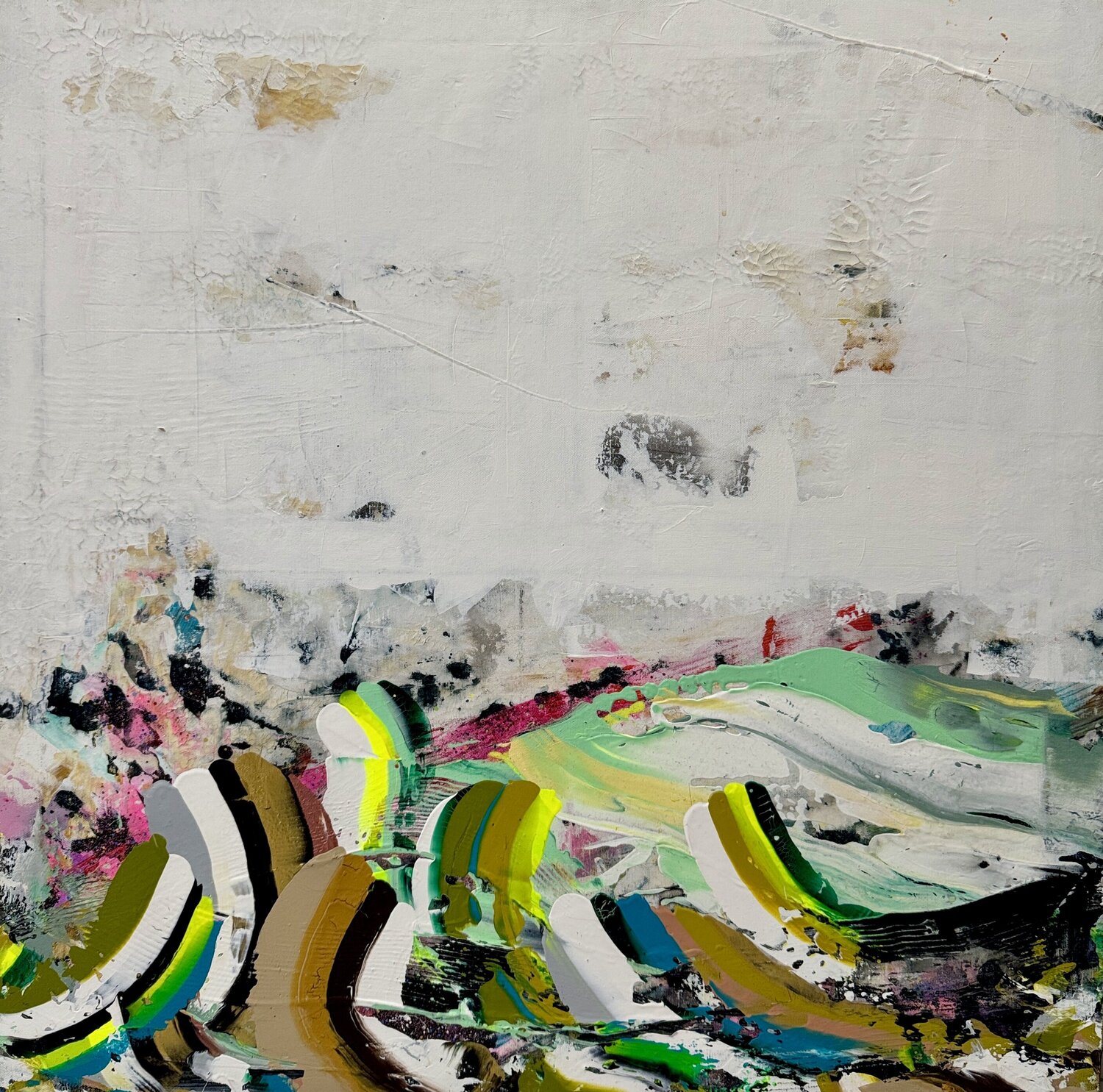 Rainbow crash Danny Kästner Original painting for sale