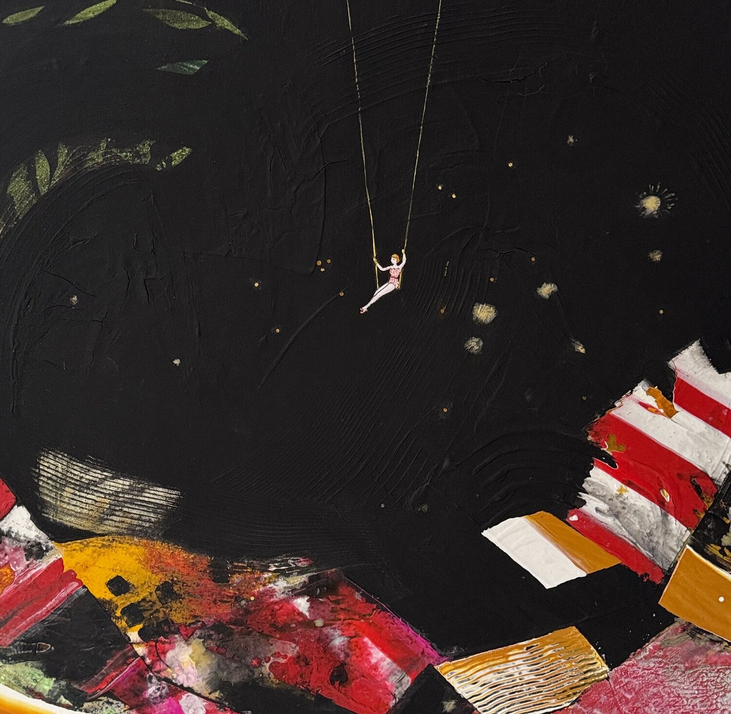 Rocking woman Danny Kästner Original painting for sale