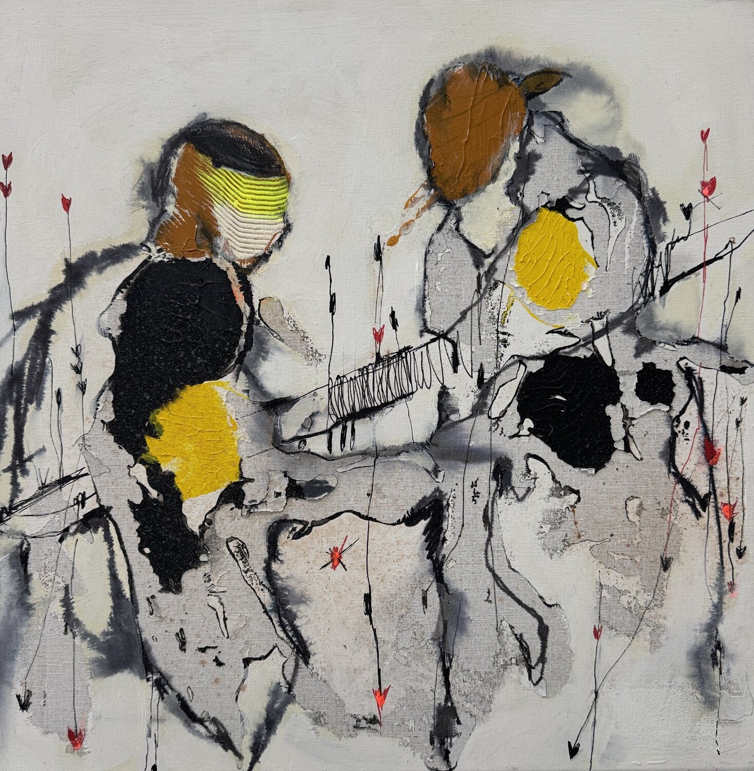Fight of Love 2 Danny Kästner Original painting for sale