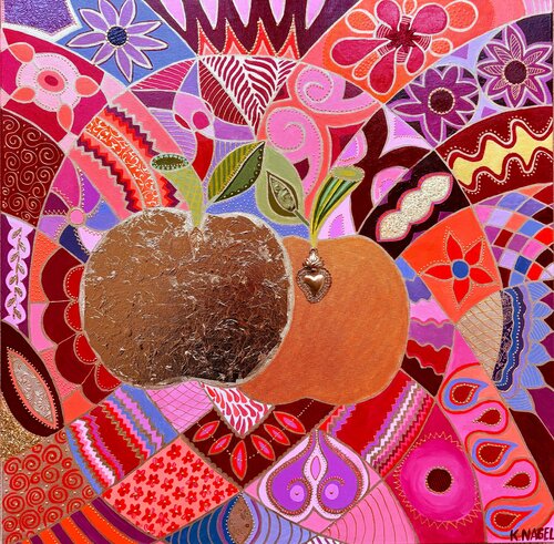 Atalanta and the Golden Apples by Katja Nagel, Painting for Sale on Select
