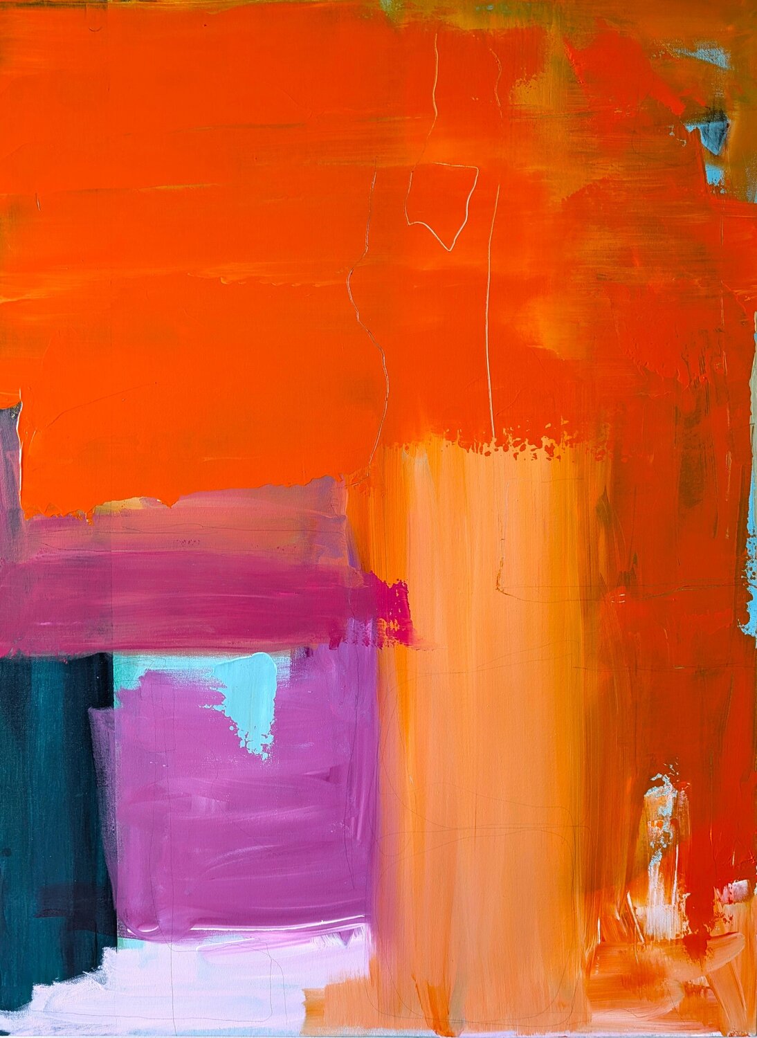 Deep Emotions Margaret Lipsey Original painting for sale