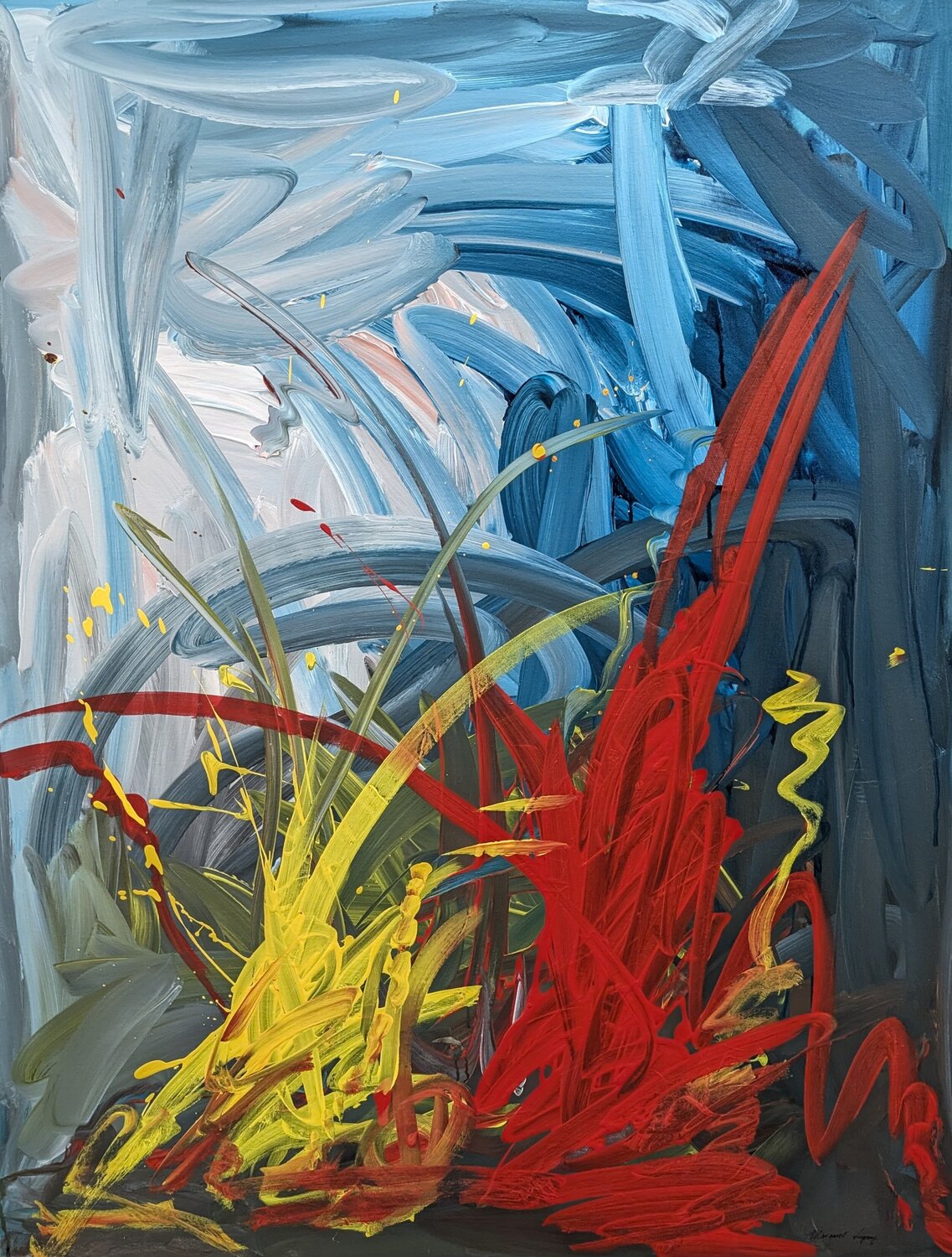 It's My Turn Margaret Lipsey Original painting for sale