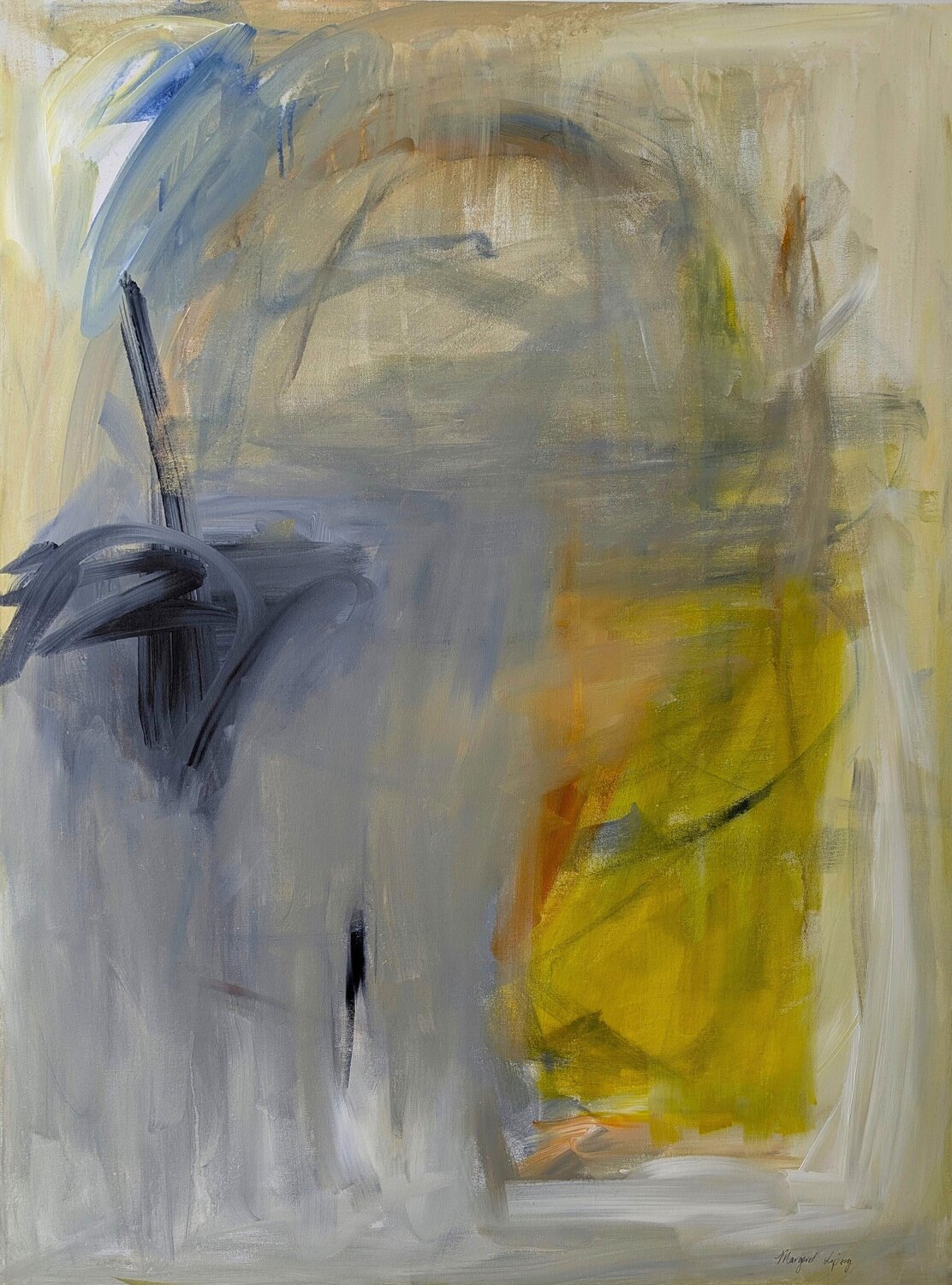 Almost Disappeared Completely Margaret Lipsey Original painting for sale