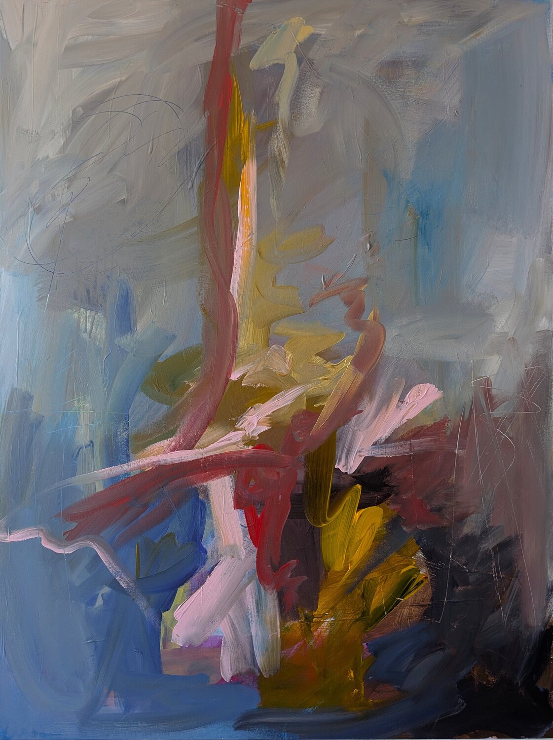 The Shape of Yes Margaret Lipsey Original painting for sale