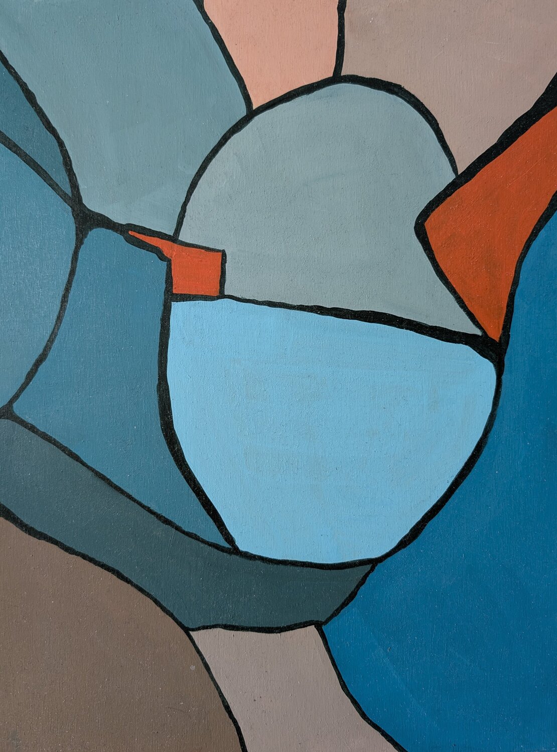 Gathering Spaces Margaret Lipsey Original painting for sale
