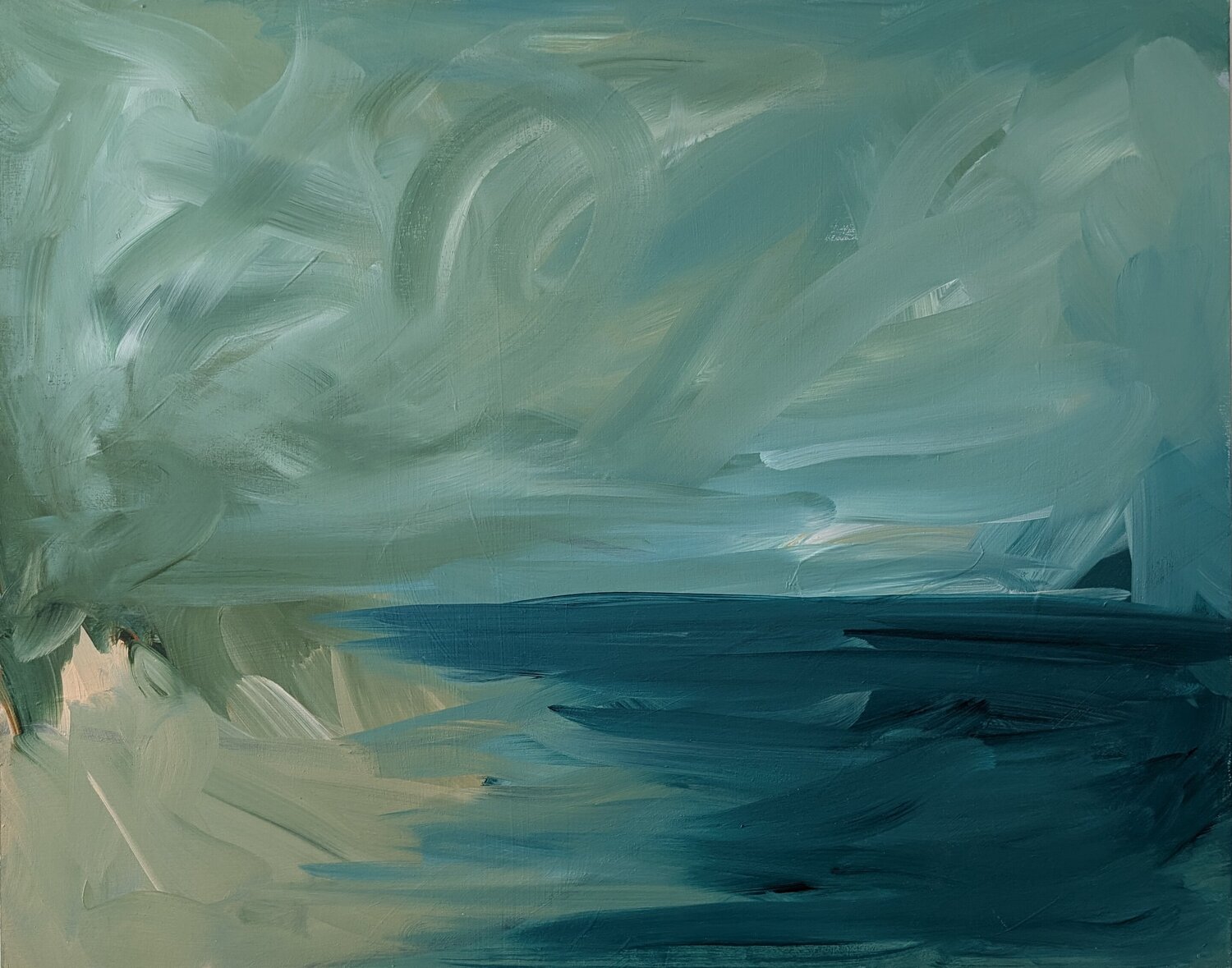 Time Less Hurried Margaret Lipsey Original painting for sale
