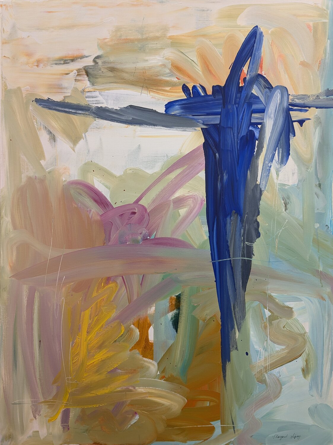 No One Is Coming to Save You Margaret Lipsey Original painting for sale