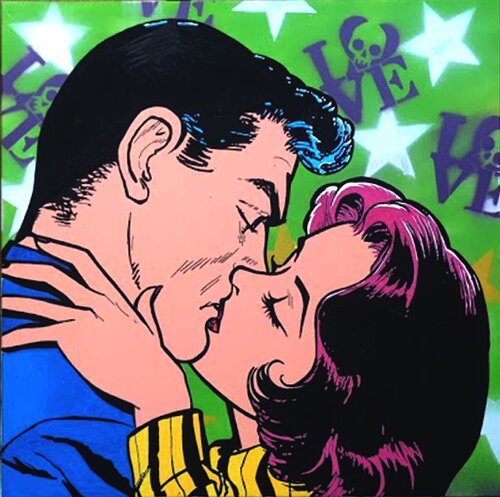 Love Kiss von Christian Berger, Malerei kaufen auf Select