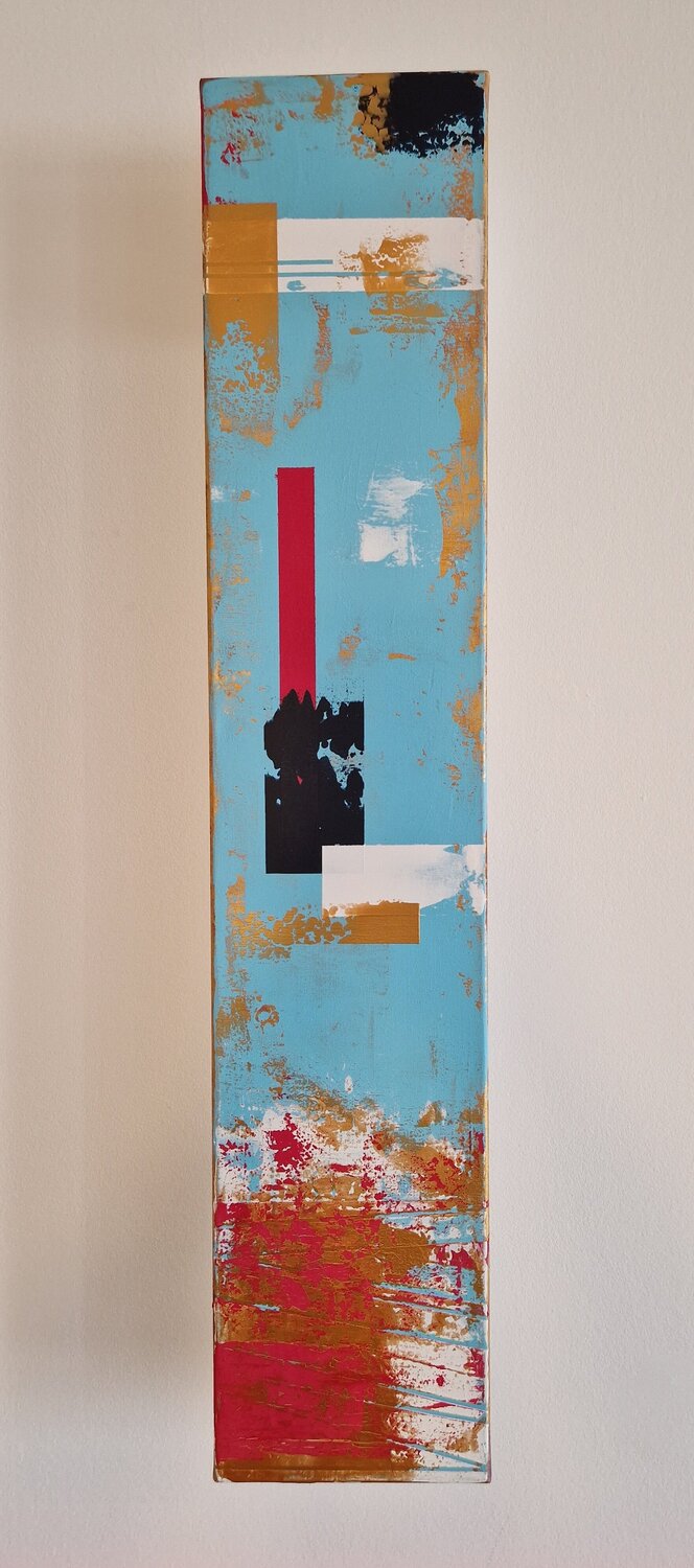 Clouds over the city Giovanna Castelletti Original painting for sale