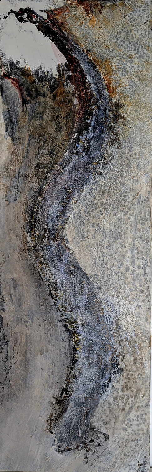snakeskin Anja Gienger Original painting for sale