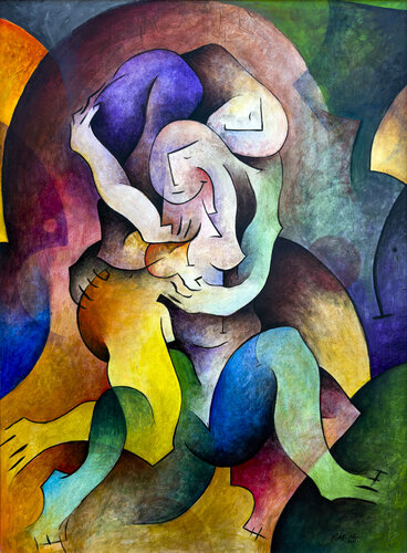 Pareja Principal nº 8 by Rodolfo Navarro García, Painting for Sale on Select